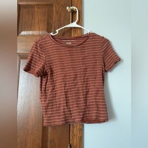 American Eagle Striped Women's Top